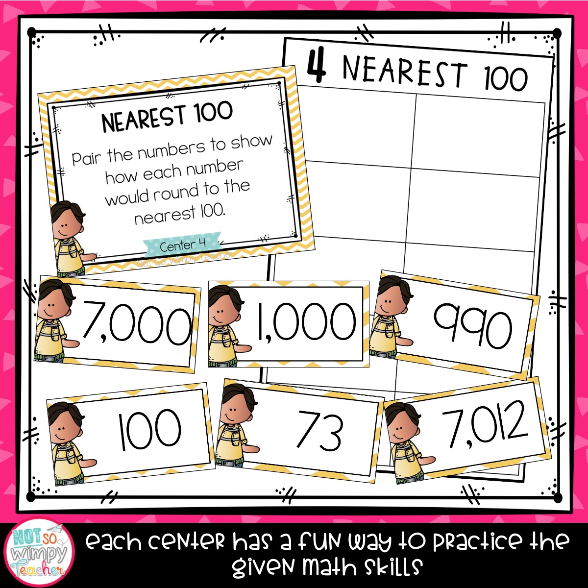 Place Value Third Grade Math Centers - Not So Wimpy Teacher