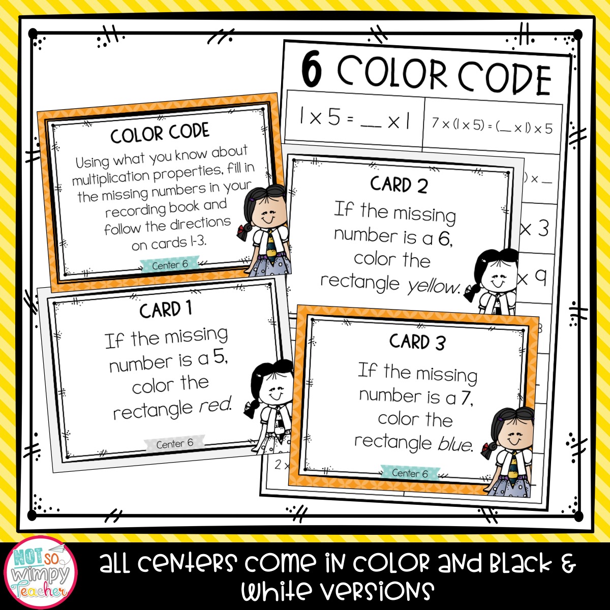 Multiplication Fifth Grade Math Centers - Not So Wimpy Teacher