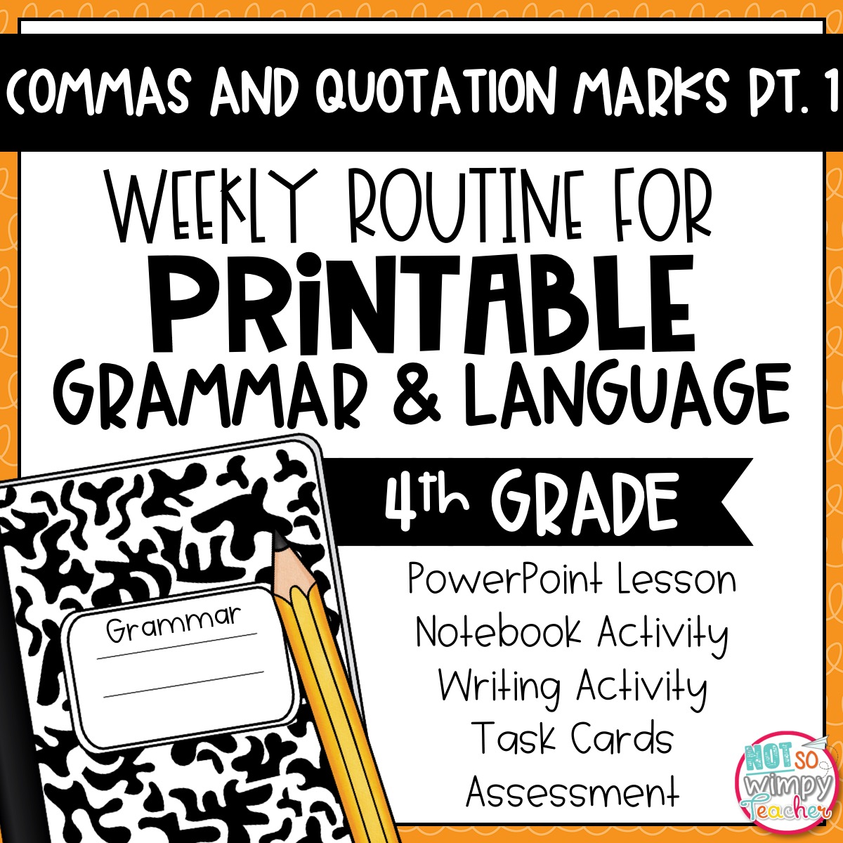 Grammar Fourth Grade Activities Quotation Marks Pt. 1 Not So Wimpy