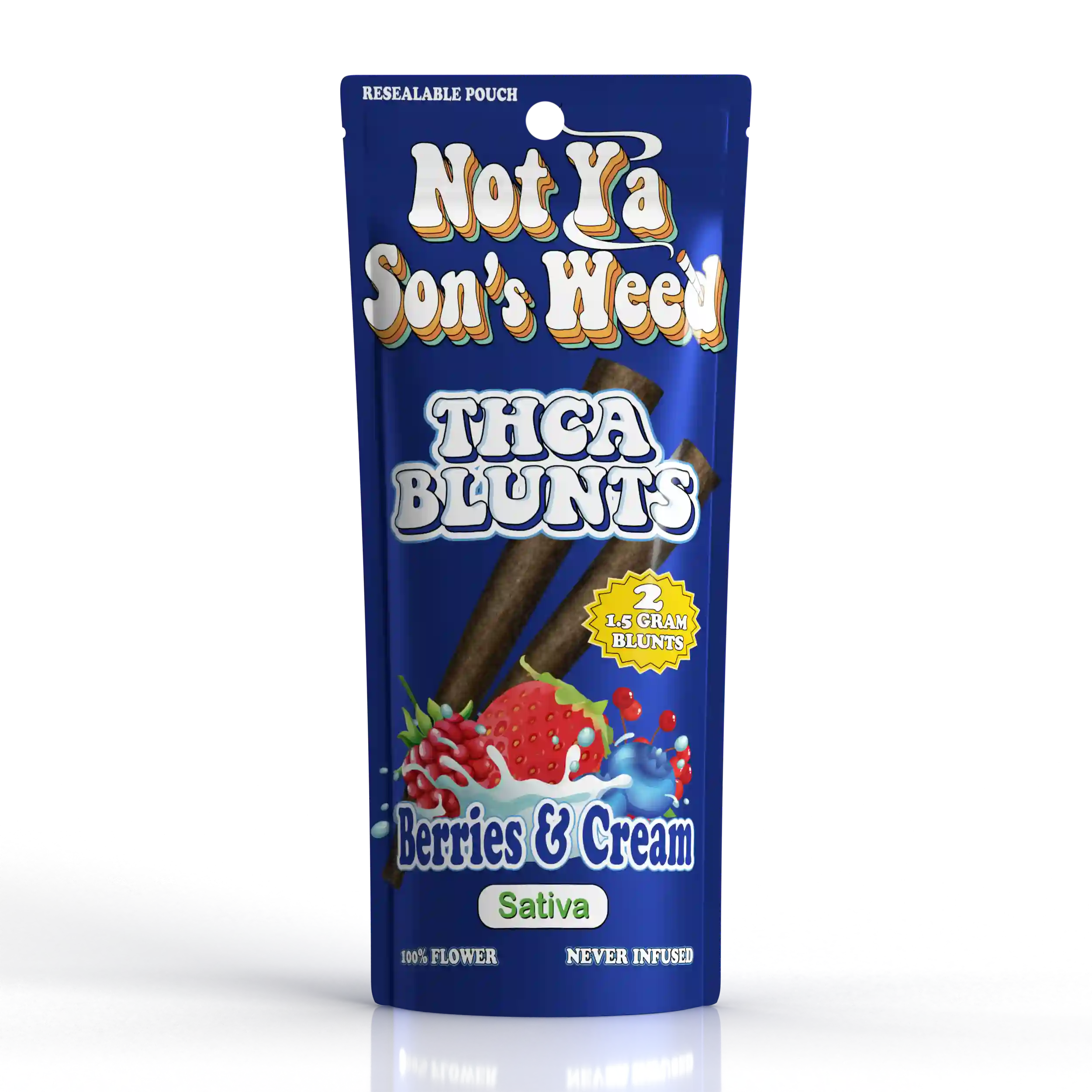 Berries & Cream Blunt THCA 2 Pack Not Ya Son's Weed