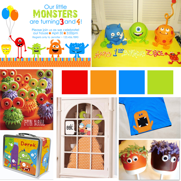 Monster Birthday Party! Nounces
