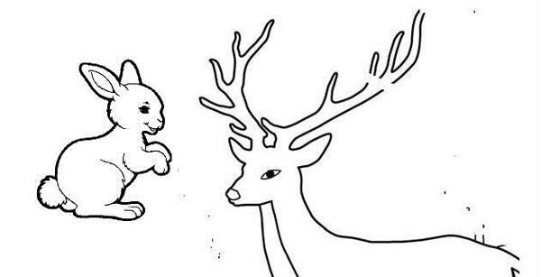 dans sa maison un grand cerf (2)