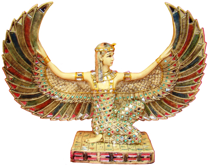 Ancient Egypt Bird Lady Nuri Brothers Statue