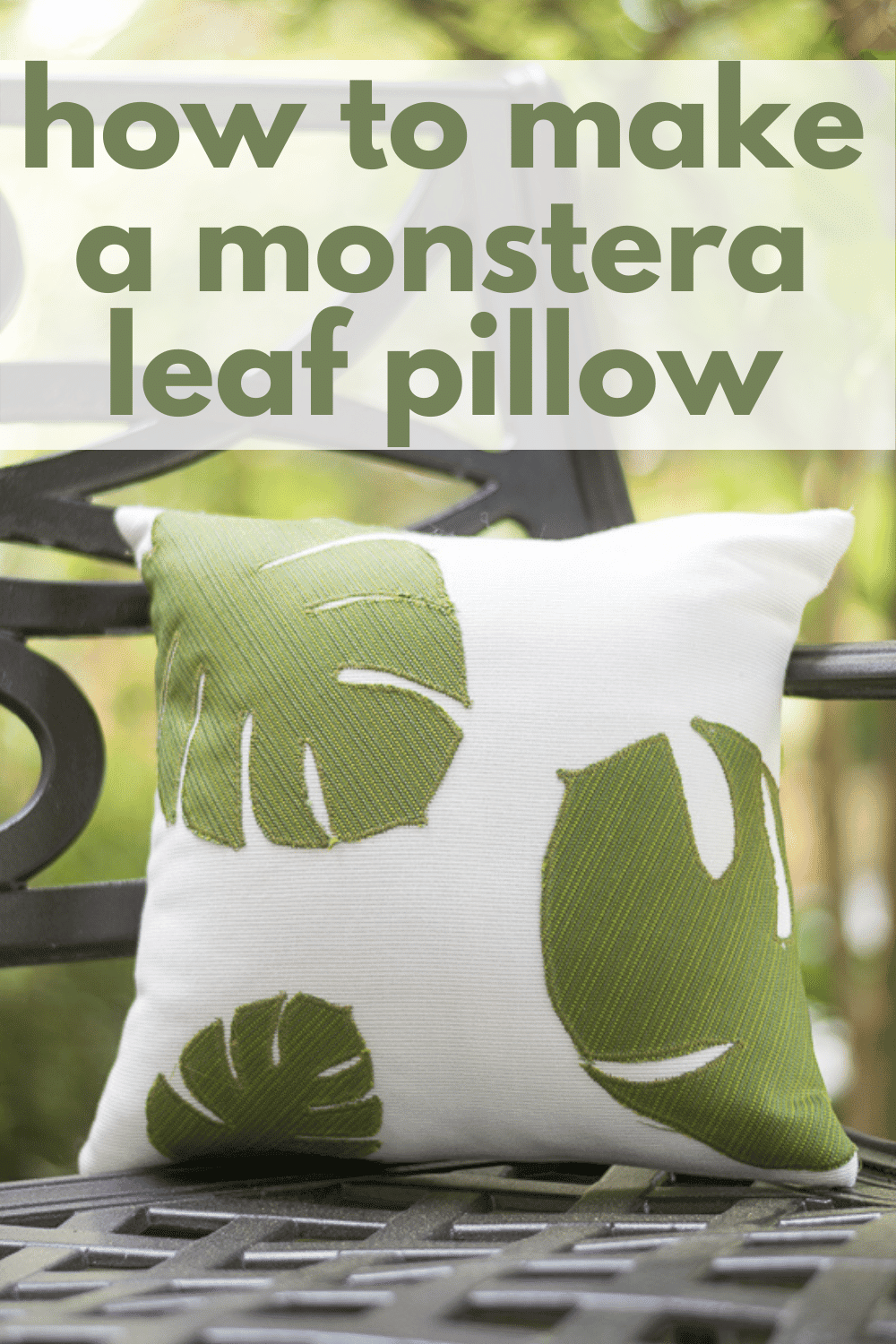 How to DIY Outdoor Throw Pillows with Cricut · Nourish and Nestle