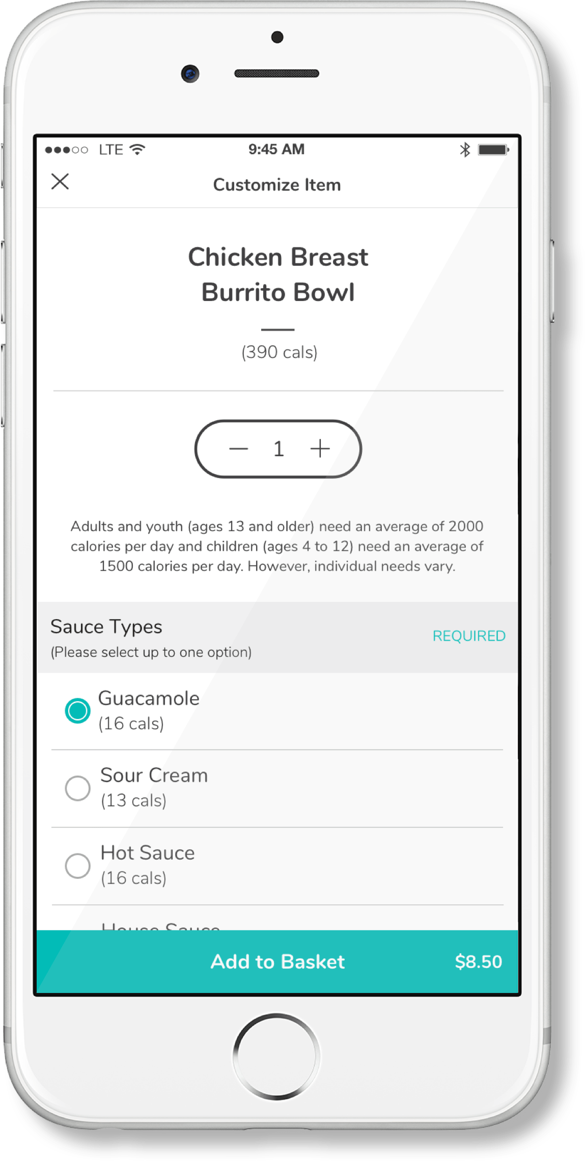 Nourish App Mobile Ordering