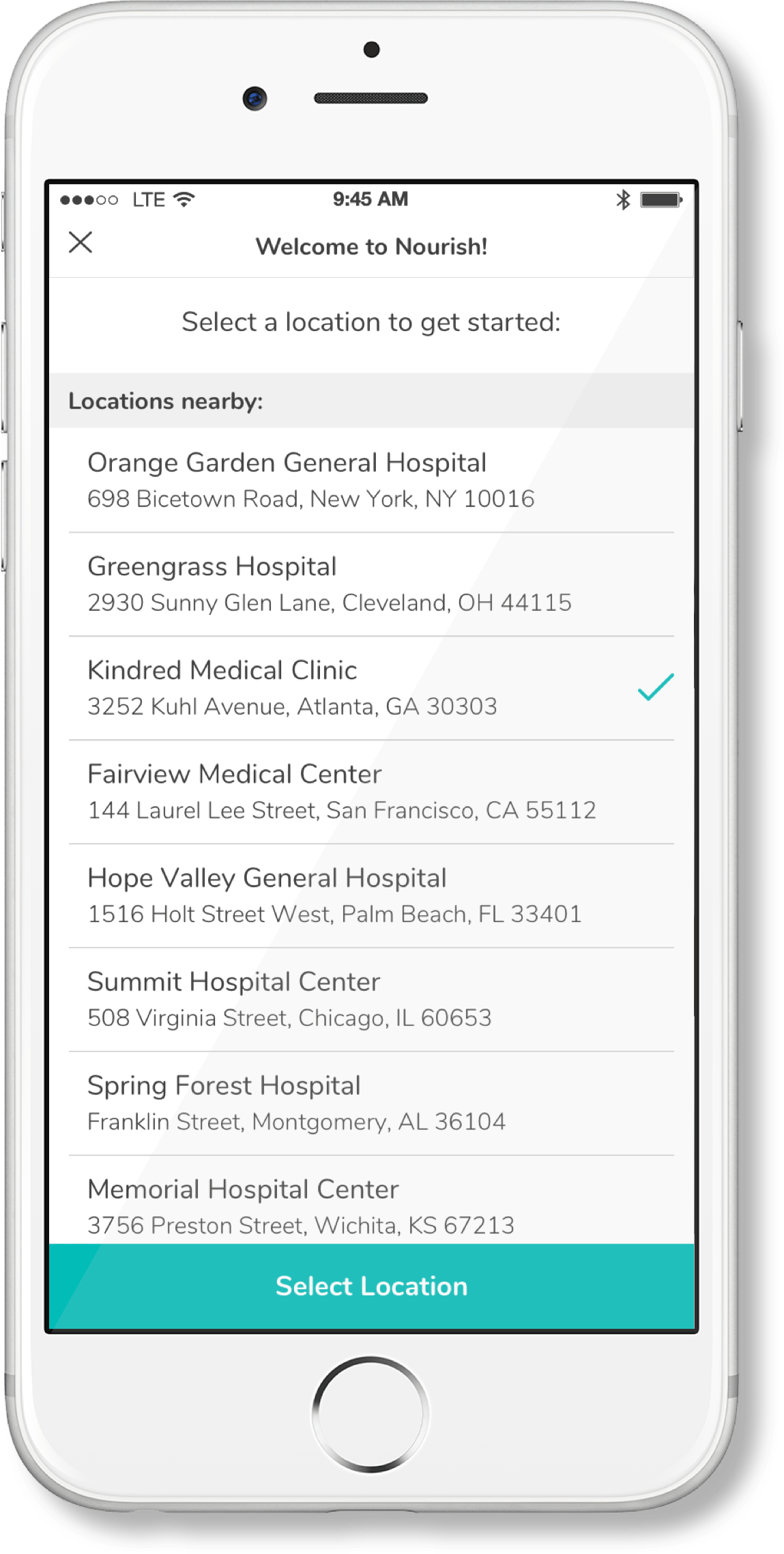 Nourish App Mobile Ordering