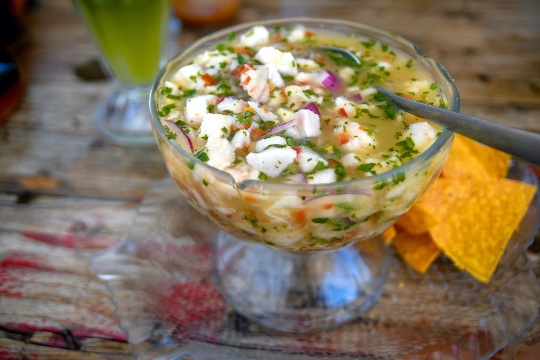 Ceviche Salad with Bay Scallops Nourish Evolution
