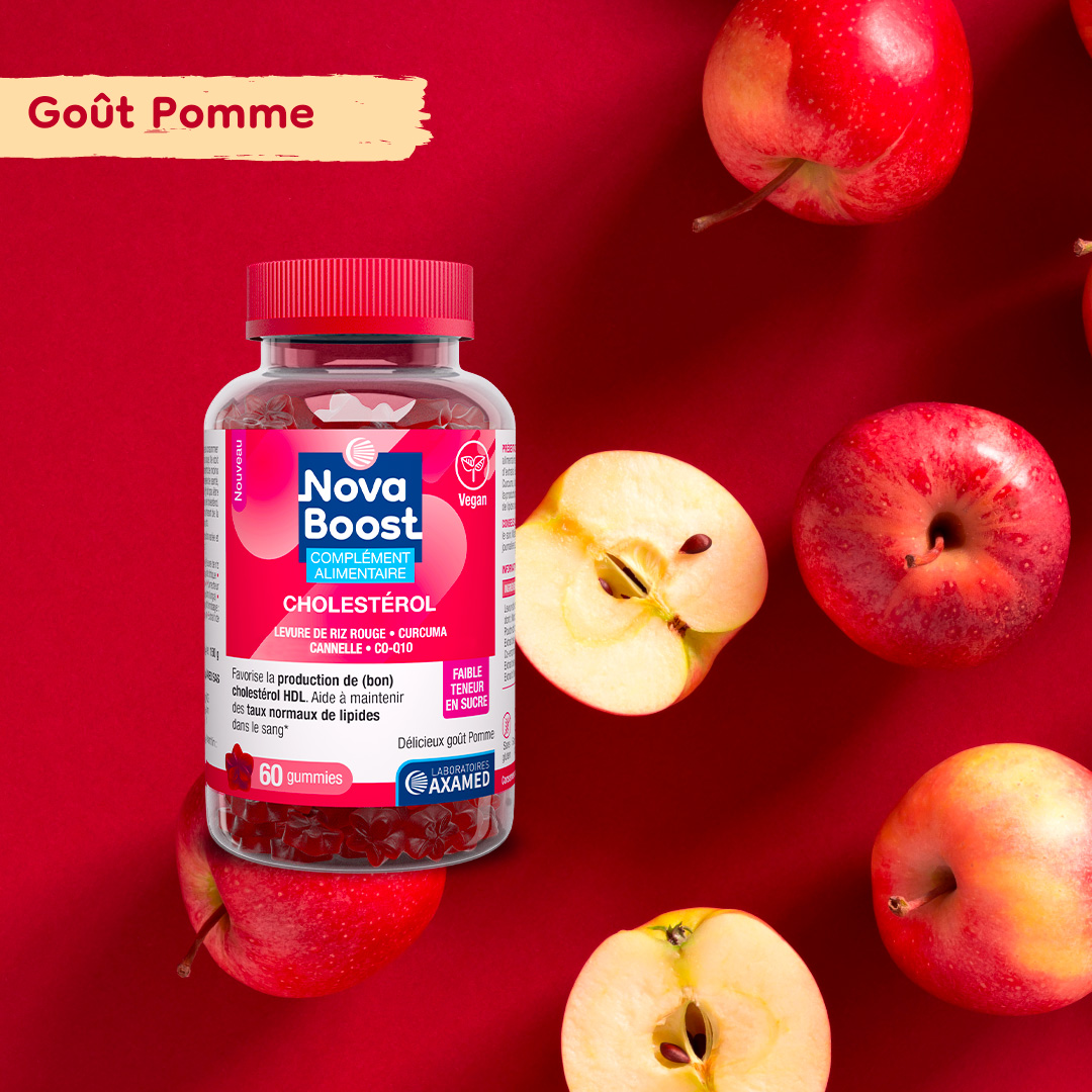 Gummies Cholestérol, Vegan, sans sucres Nova Boost