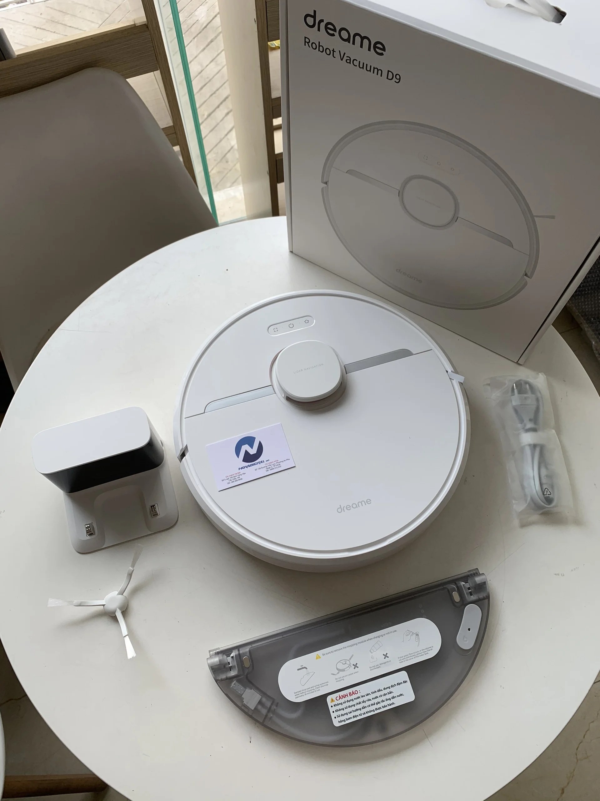 Xiaomi Dreame D9 bản quốc tế. Tích hợp Quét và lau 2 trong 1 3000Pa