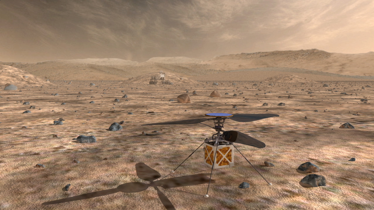 NASA Chooses Helicopter for Mars Drone NOVAerial Robotics