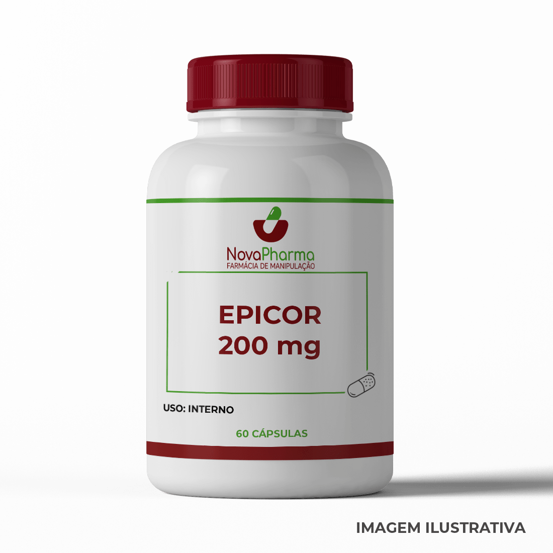 Epicor 200mg 60 cápsulas Novapharma