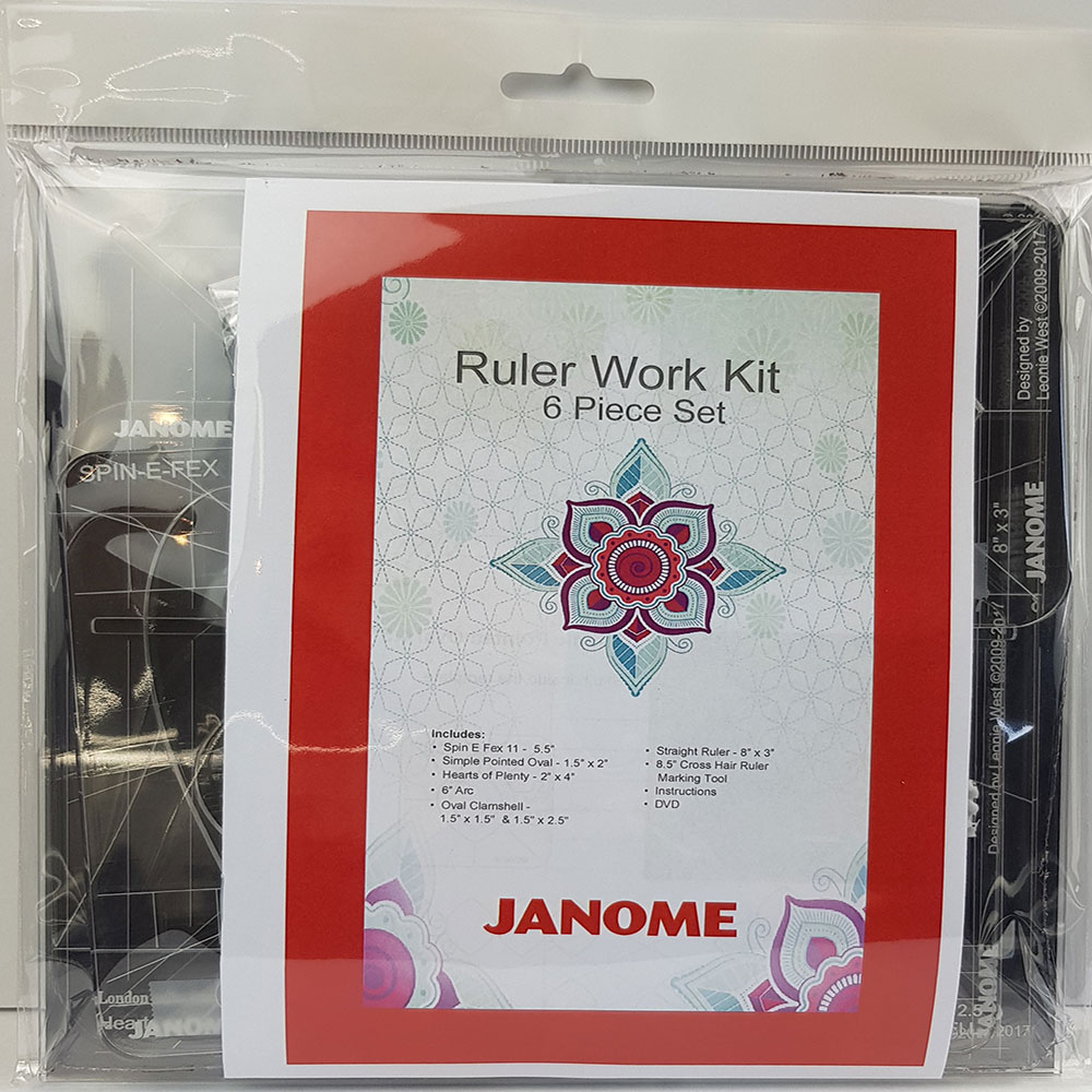 JANOME High Shank Ruler Set MC15000, MC9400, SKYLINE MEMORY CRAFT