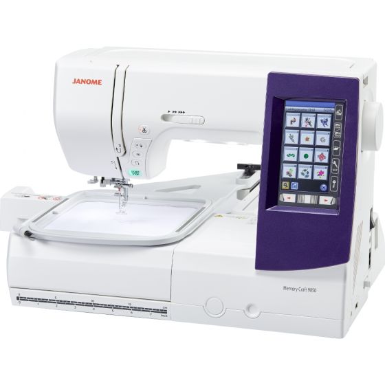 Janome MC9850 sewing and embroidery open box Nova Sewing Centre