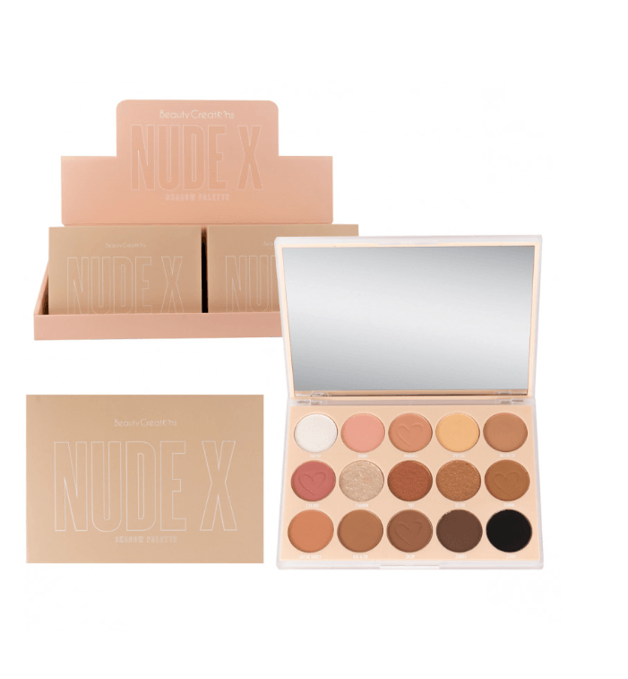 BEAUTY CREATIONS SOMBRAS NUDEX 15 TONOS. • Novedades Mujercitas