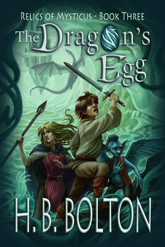 Blog Tour Excerpt from The Dragon's Egg by H.B. Bolton + Int'l Giveaway Novel Novice