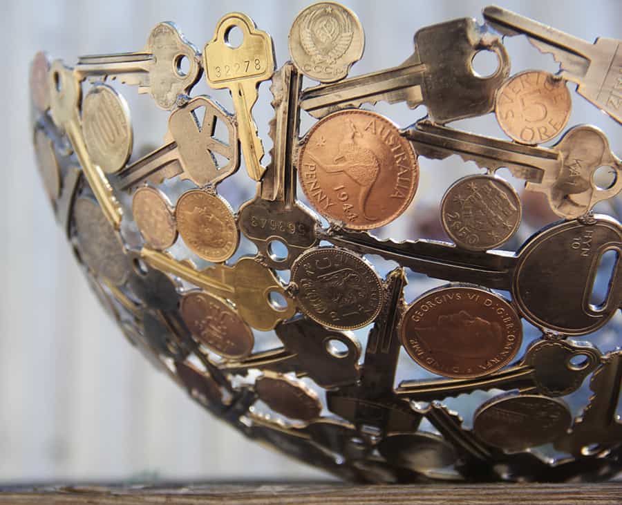 Moerkey Coin and Key Bowl NoveltyStreet