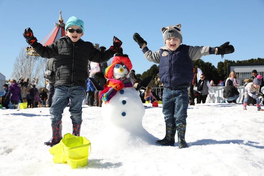 It's snow time at Hunter Valley Gardens Novo News Newcastle