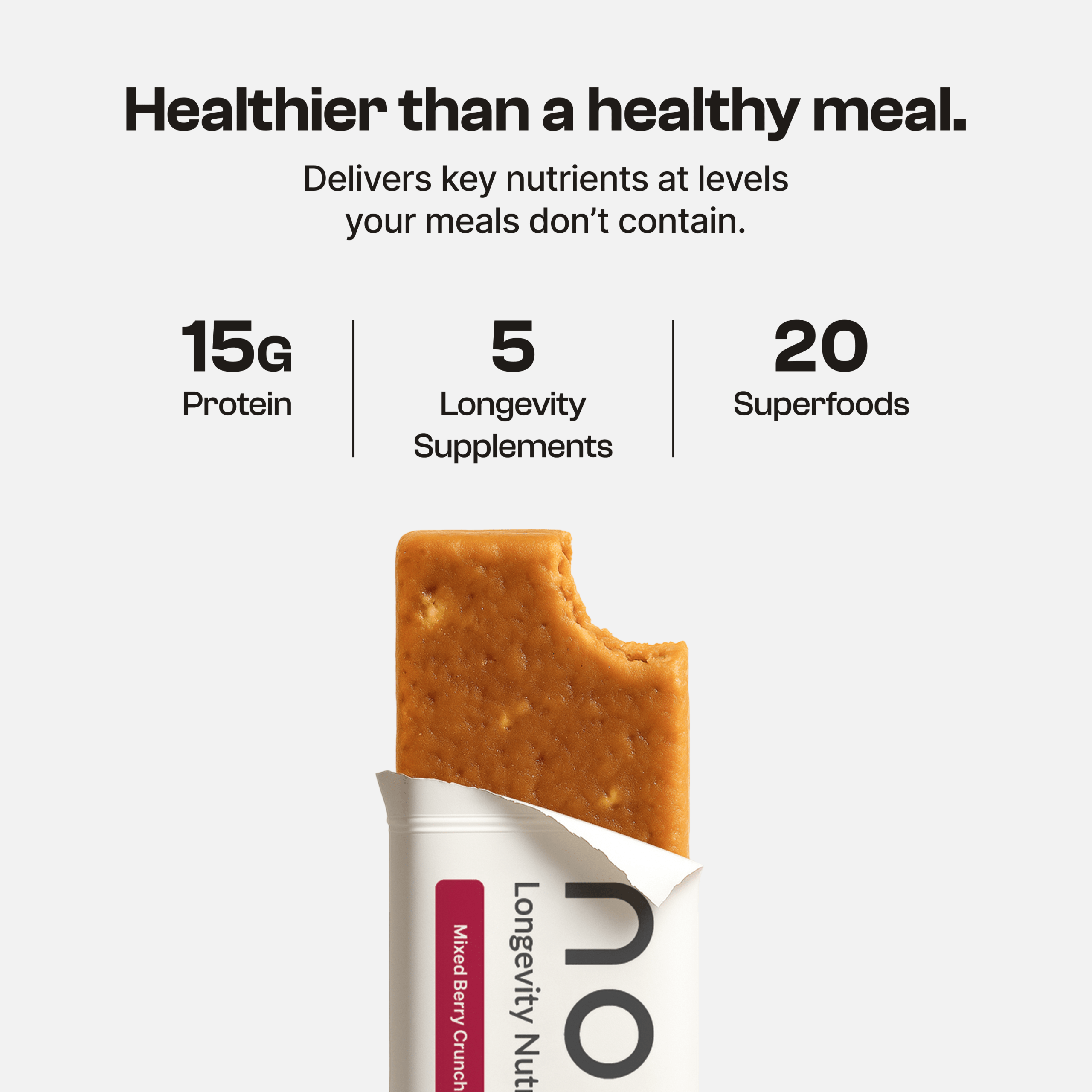 First Longevity Bar | NOVOS Advanced Longevity Supplements