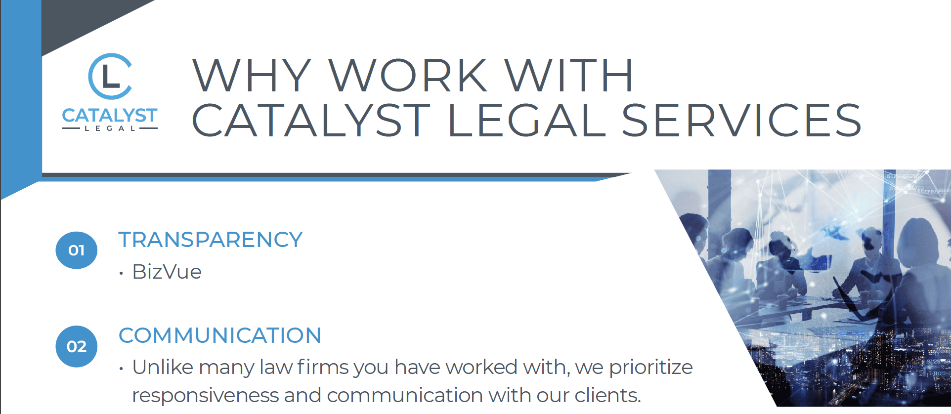 Why work with Catalyst Legal Services NOW CFO