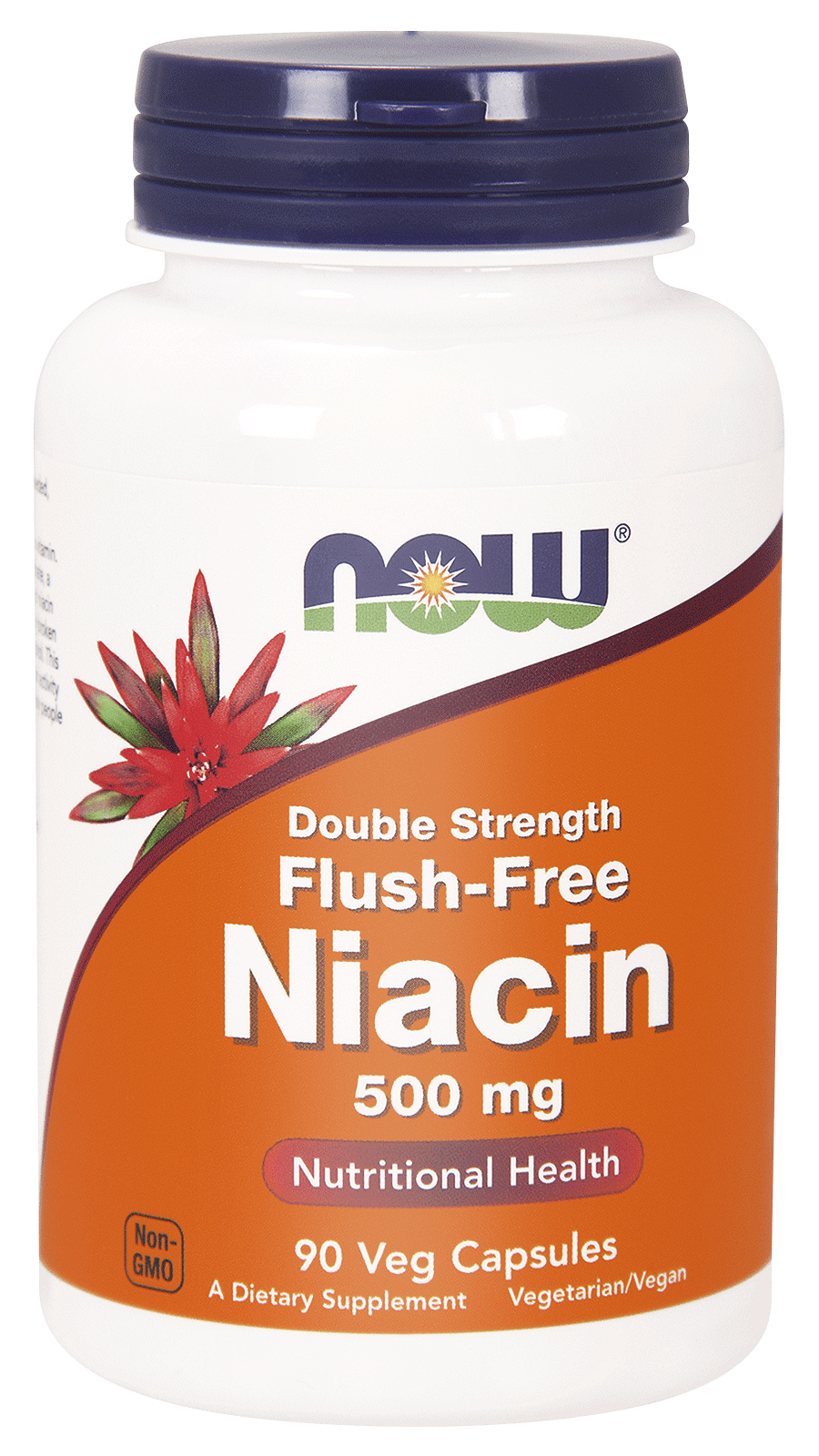 Niacin 500 mg, Double Strength FlushFree 180 kapsułek