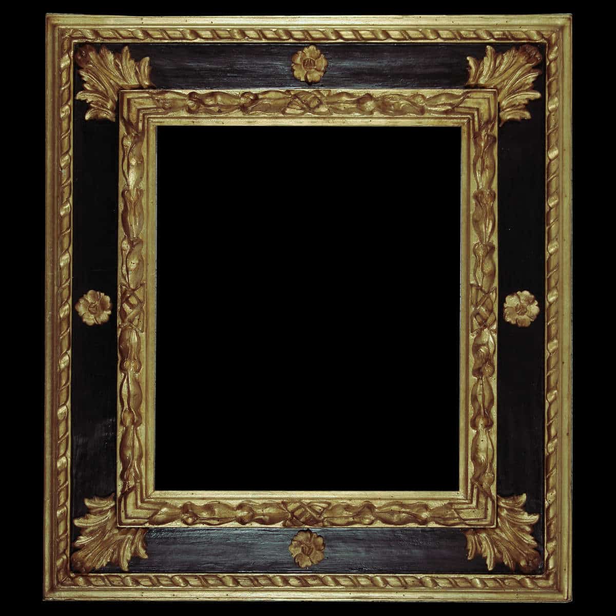 Baroque black frame BUY Reproduction Cod. 027 NowFrames