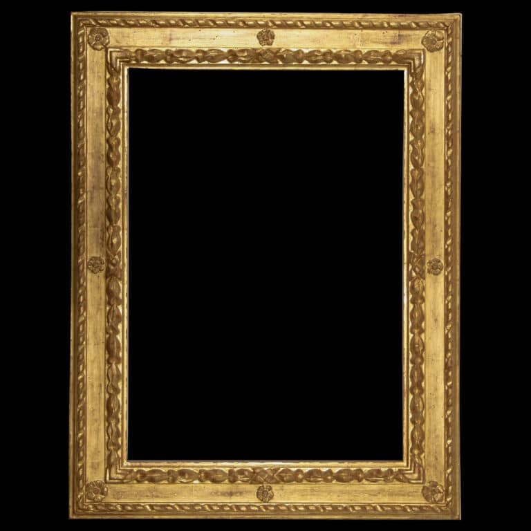 Gold leaf picture frames for paintings in custom size