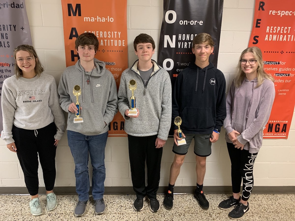 NGA Math Tournament winners Now Habersham