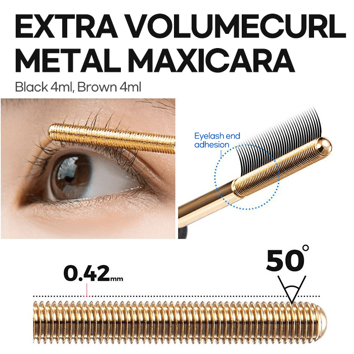 [NEOGEN] Extra Volumecurl Metal Mascara (Maxicara) / Waterproof New