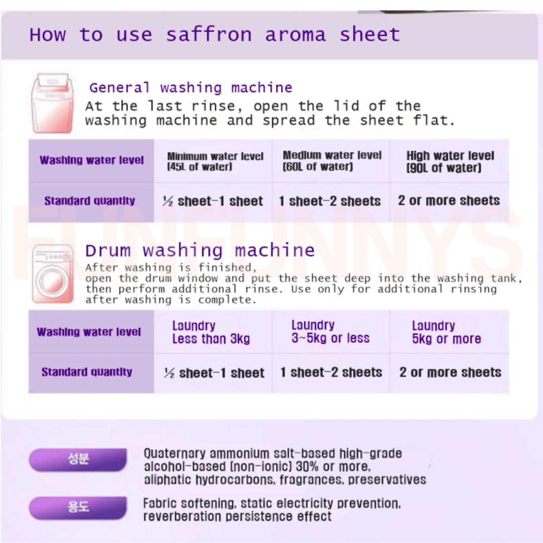 lg fabric softener 1 box × 30 sheets fabric conditioner lg saffron LG