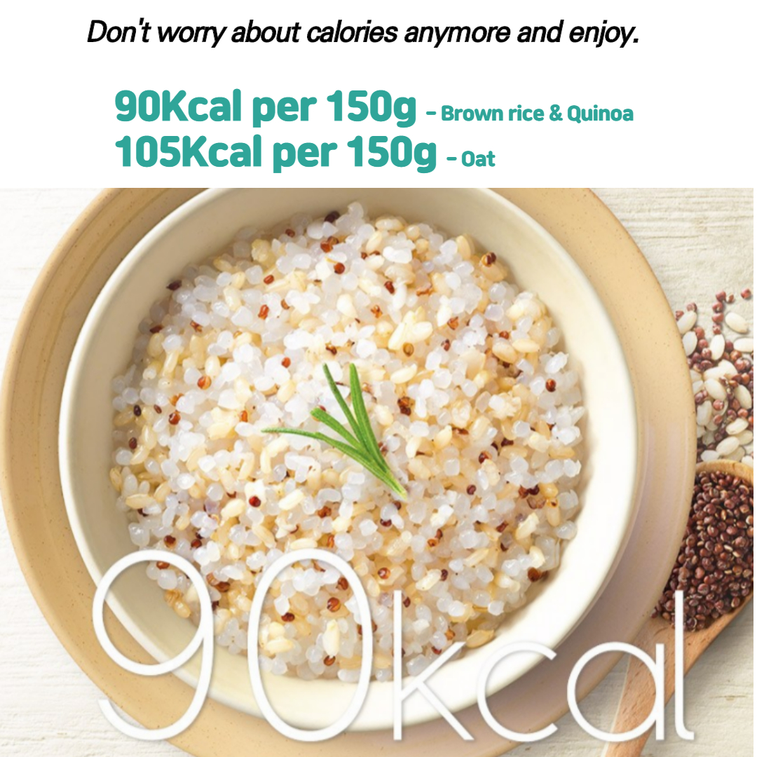 Lightly Konjac Cooked Rice Brown Rice & Quinoa / Oat Korea Instant Rice