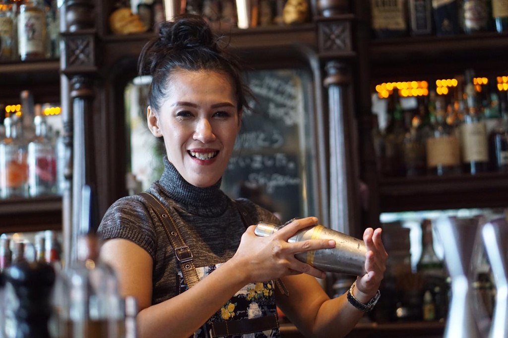 what do female bartenders wear Large Nations Binnacle Portrait Gallery