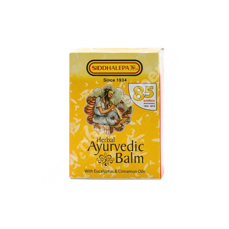 SIDDHALEPA Ayurvedic Herbal Balm for Pain Cold Flu Headaches Relief