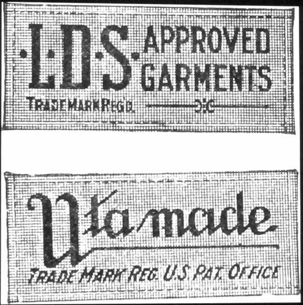 RELIGION MORMON GARMENTS UNDERWEAR 