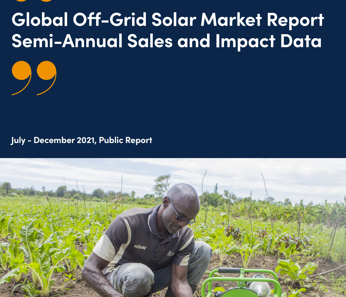 Global OffGrid Solar Market Report SemiAnnual Sales and Impact Data