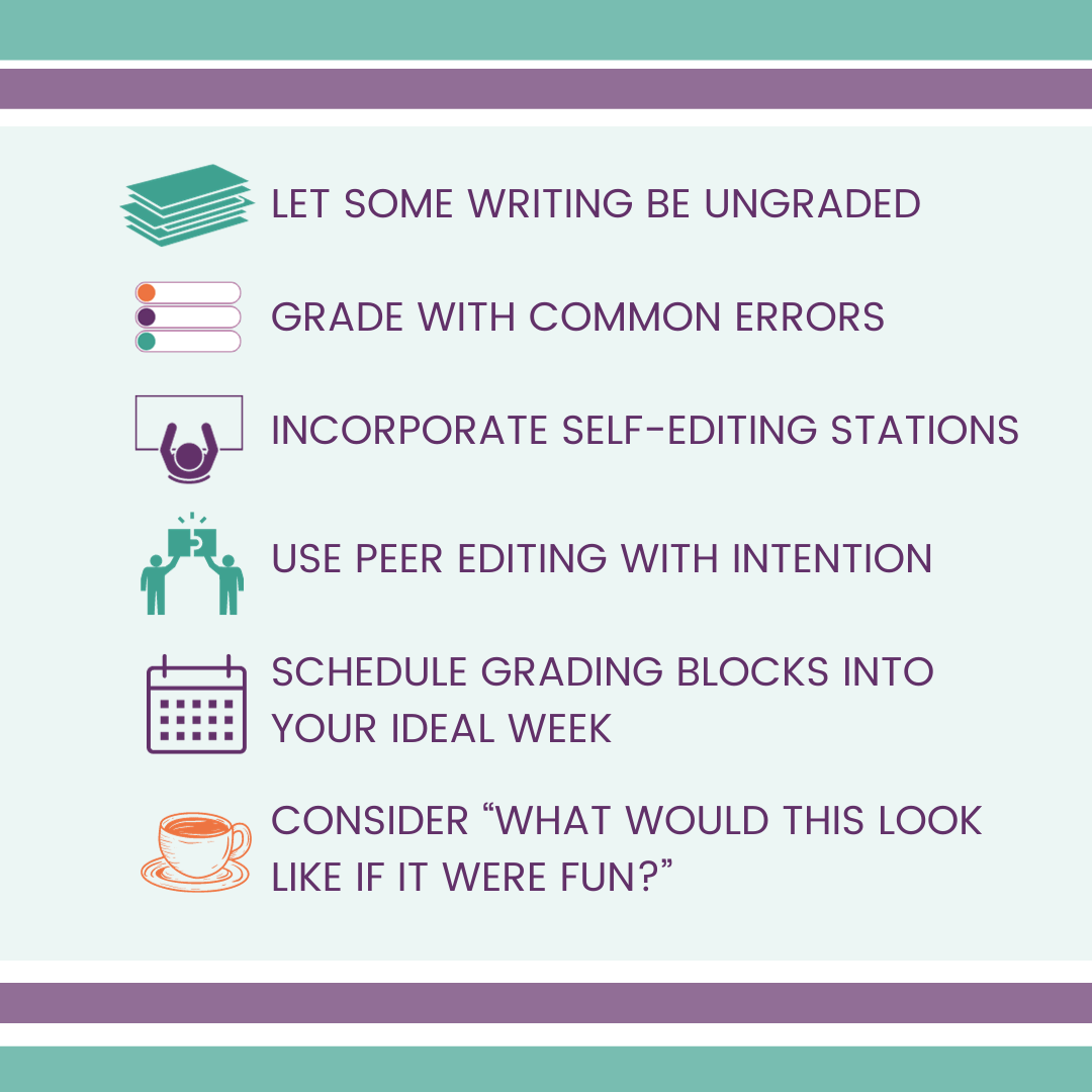 No More Taking Grading Everywhere you Go Spark Creativity