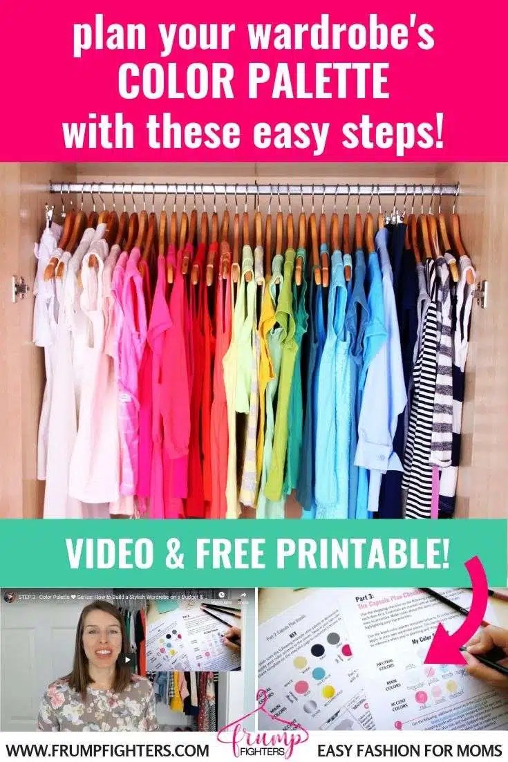 Step 3 Plan Your Wardrobe Colors! [Mom Wardrobe Refresh Series] Easy