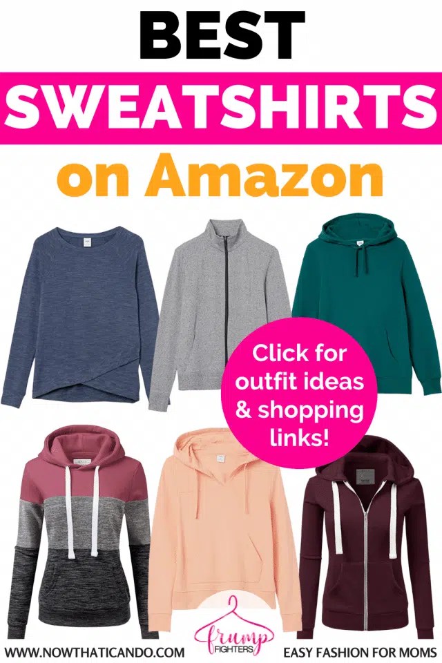 Best Sweatshirts & Hoodies on Amazon + How to Style a Sweatshirt Easy