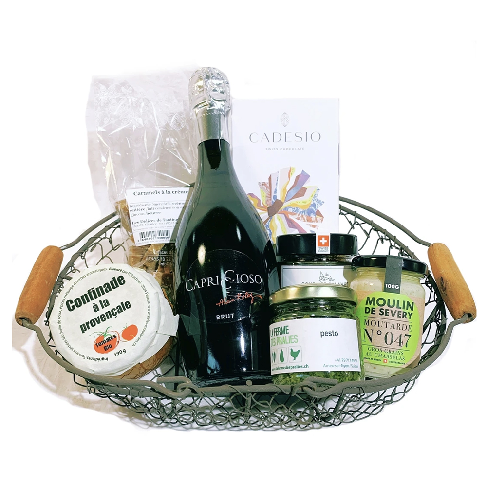 Le panier gourmand issu du terroir suisse, un cadeau idéal NOW Village
