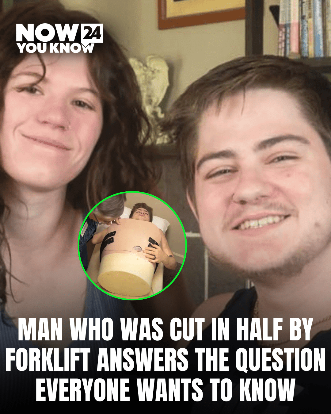 Man Who Was Cut In Half By Forklift Finally Answers The Question