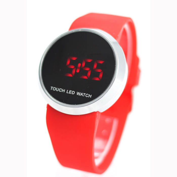 touch led watch, led touch watch, touch screen watch