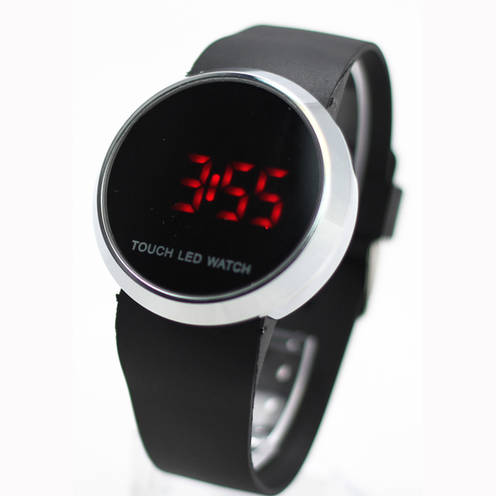 touch led watch, led touch watch, touch screen watch