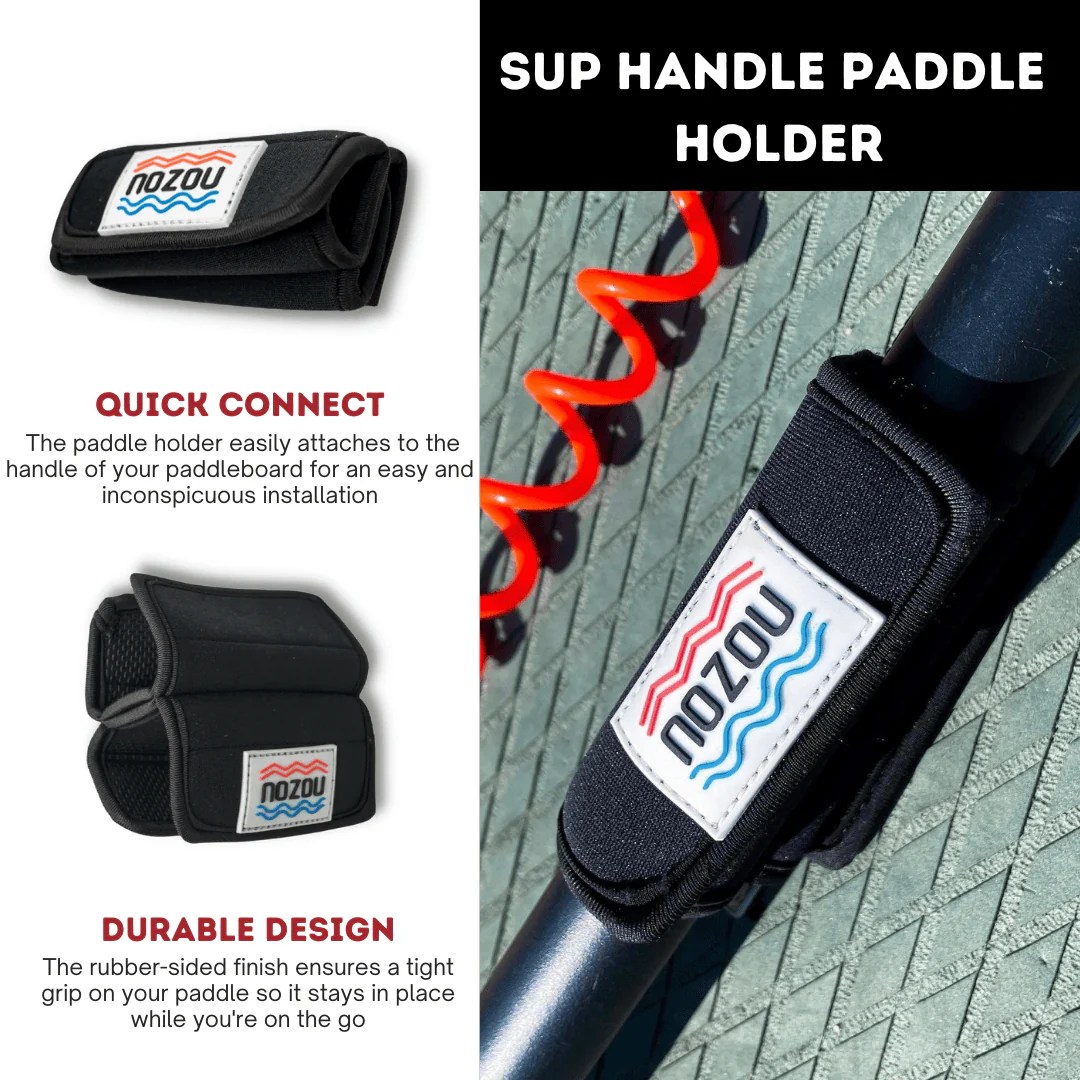 NOZOU Paddle Holder NonSlip Grip Fits Securely on Paddle Board Hand
