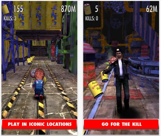 Chucky Slash & Dash sur iphone et ipad