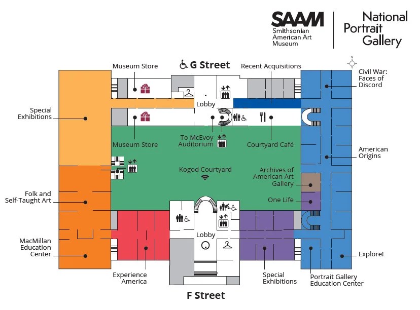 Kogod Courtyard National Portrait Gallery