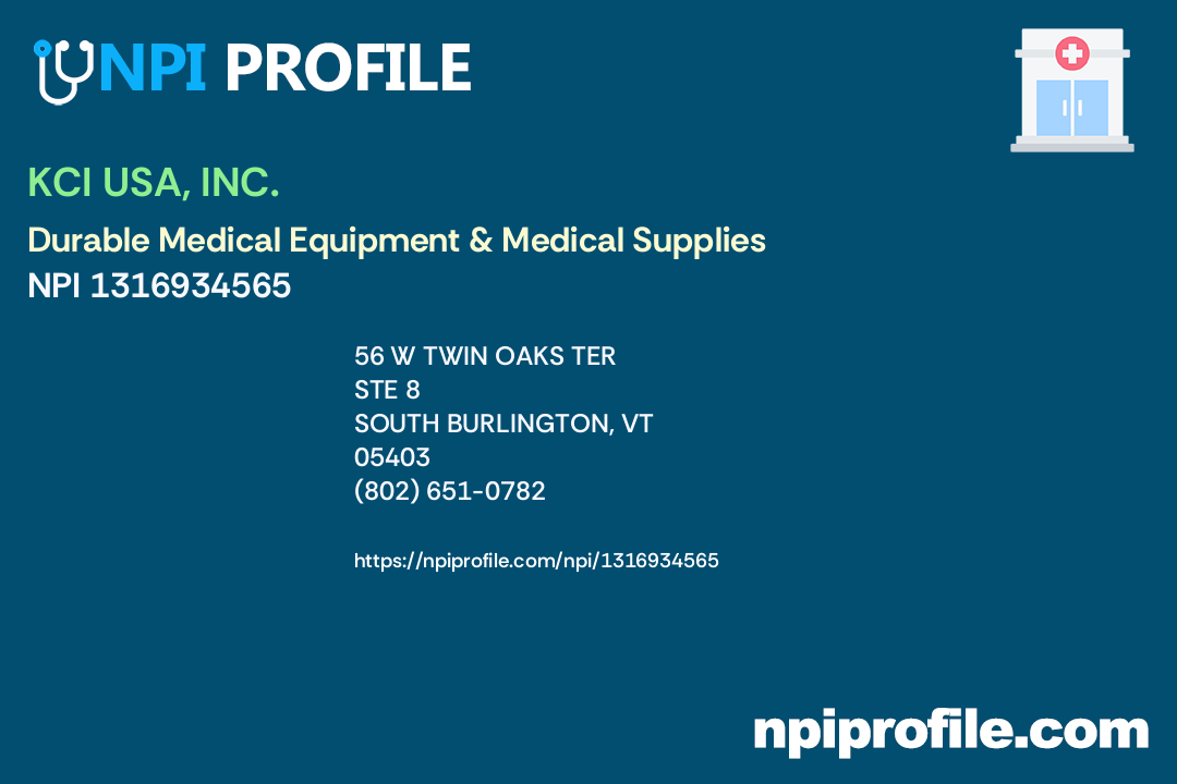 3M MEDICAL SOLUTIONS, NPI 1316934565 Durable Medical Equipment