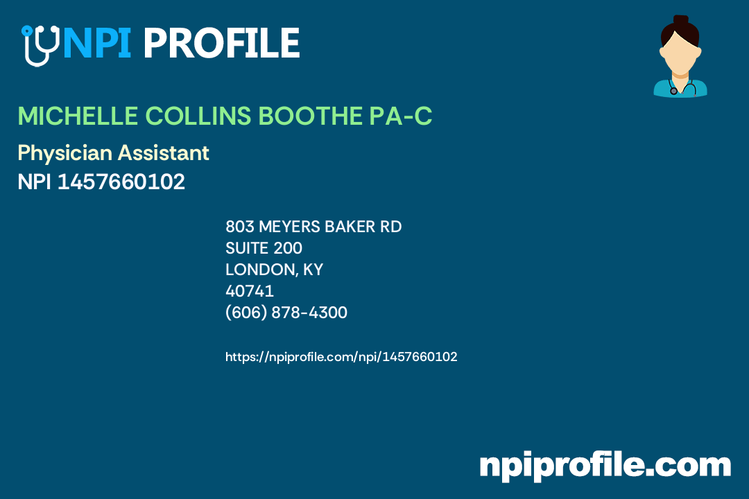MICHELLE COLLINS BOOTHE PAC Accepted Health Plans