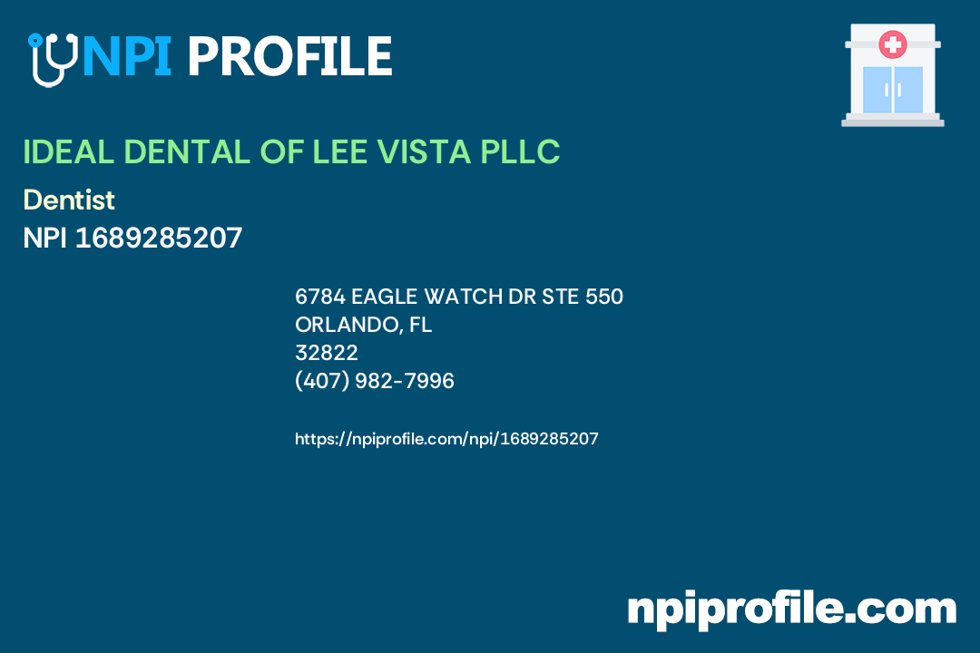 IDEAL DENTAL OF LEE VISTA PLLC Accepted Health Plans and Insurance