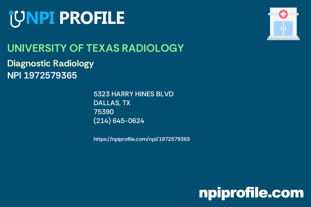 UNIVERSITY OF TEXAS RADIOLOGY Accepted Health Plans and Insurance