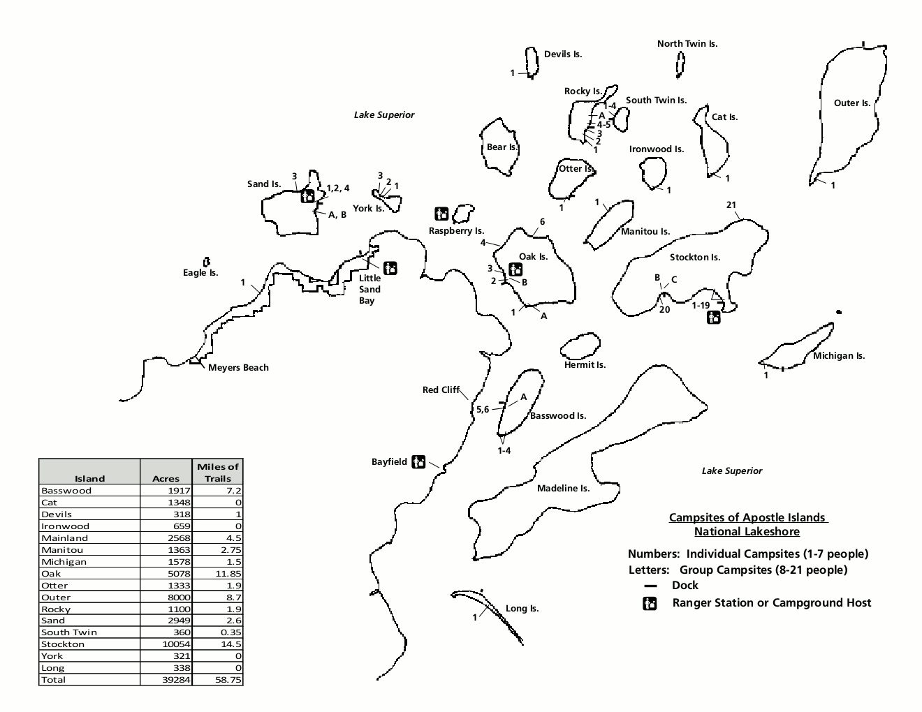 Apostle Islands Maps just free maps, period.