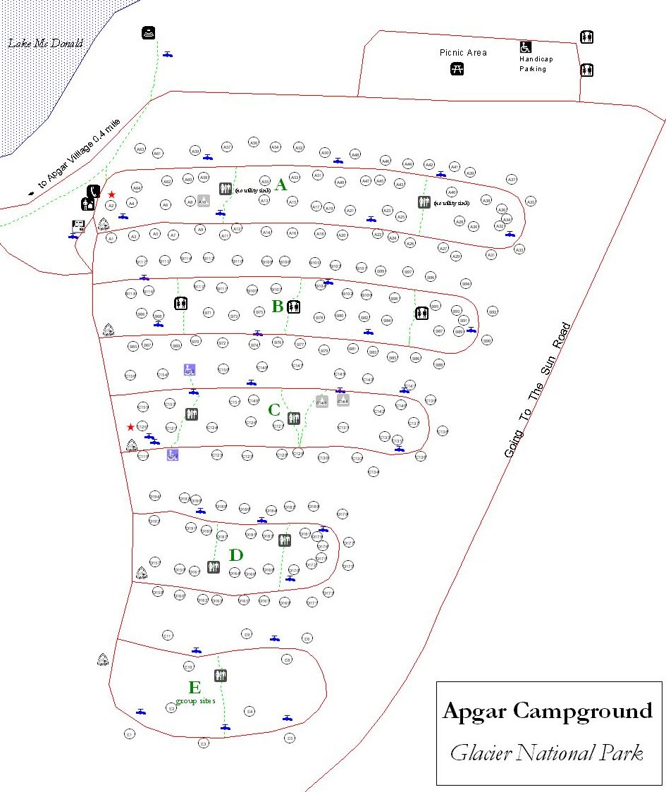 Official Glacier National Park and Waterton Lakes Map PDF